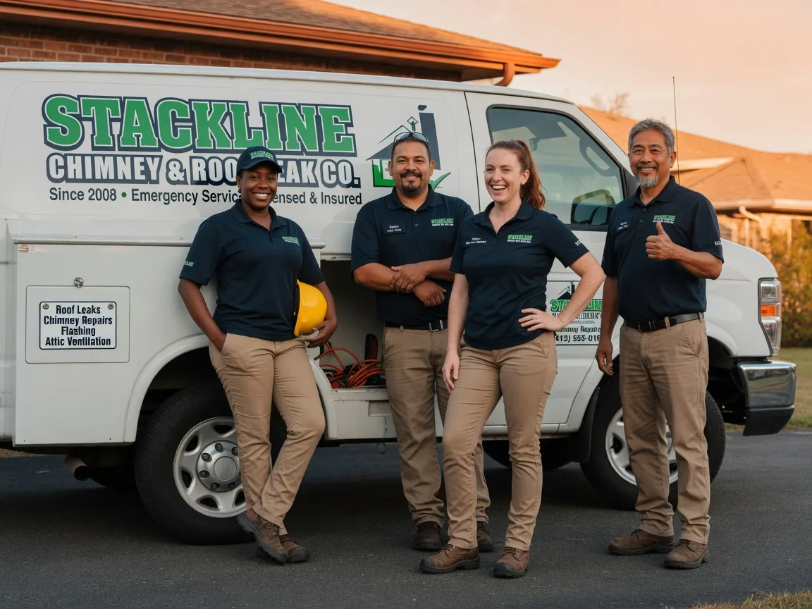 Chimney flashing repair company in Salesville, OH